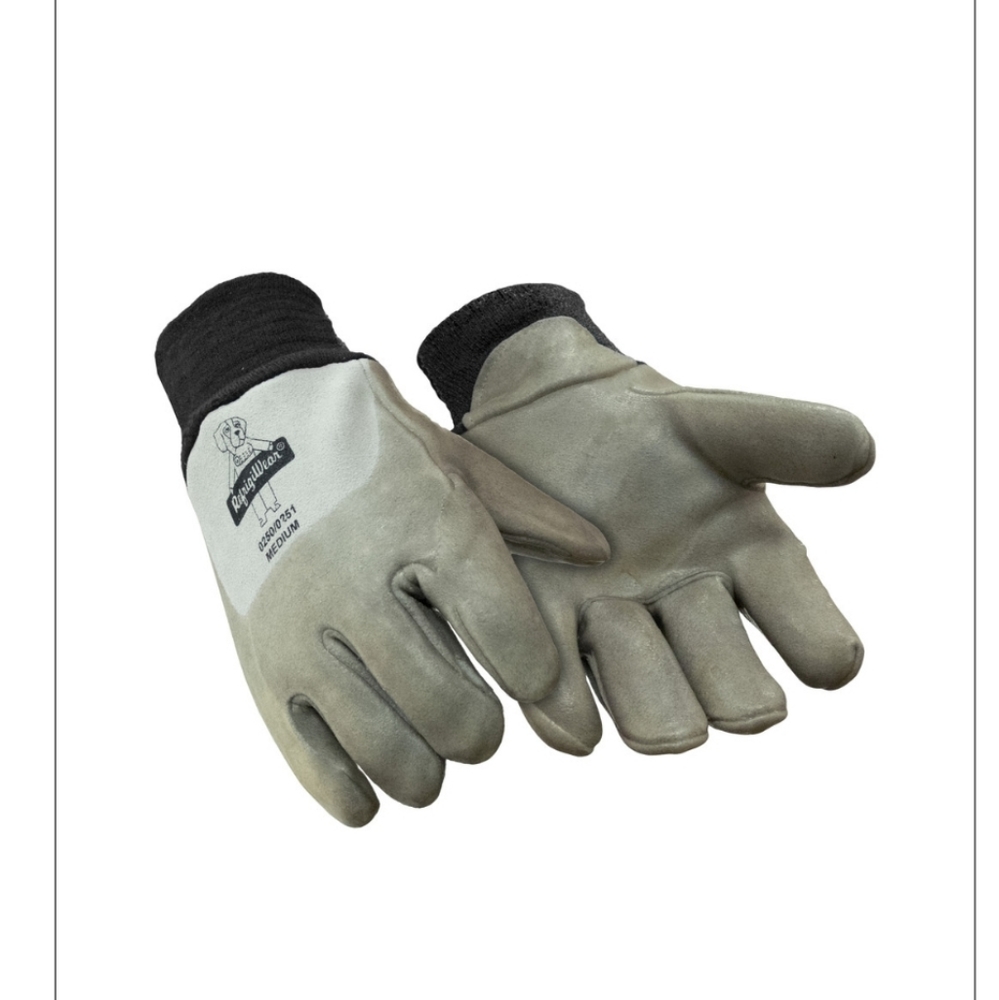 NEW! REFRIGIWEAR Latex-Coated Cowhide Freezer Glove sz large